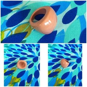 Peachy Colored Vintage Ring